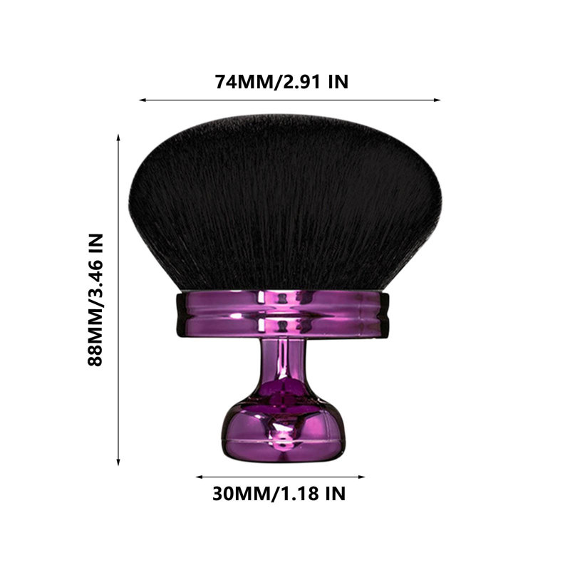 Backpack Brush+drawstring Bag, Purple