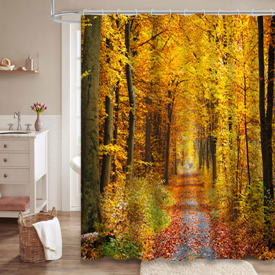 Rideau de douche Road Forest
