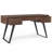 Lowry 60"W Solid Acacia Wood Desk, Industrial Style with Deep Drawers and Keyboard Tray