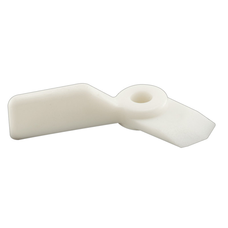 Turn Buttons, 1/16 in. Offset with a 9/16 in. Reach, Plastic, White
