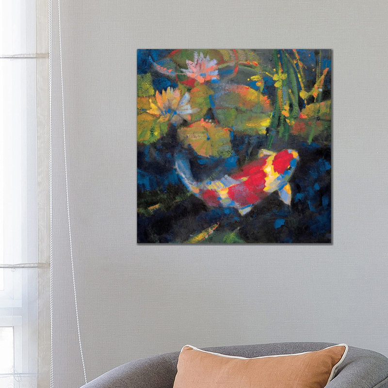 Water Garden I - Wrapped Canvas Painting, 66.04cm H x 66.04cm W x 1.91cm D