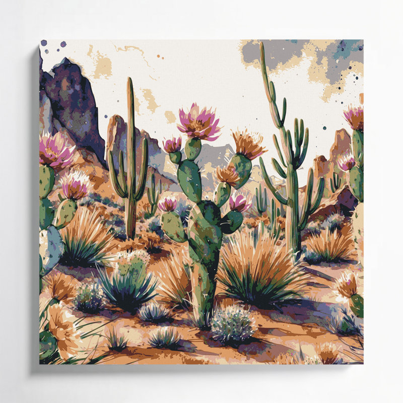 Art mural sur toile, "Wildflower" par Southwestern
