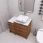 Meuble-lavabo simple avec plateau Besnike 35,44 po
