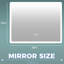 Miroir de maquillage / de salle de bain à DEL-815486971