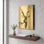 Art mural en métal doré 12 "x 16"-1023720549