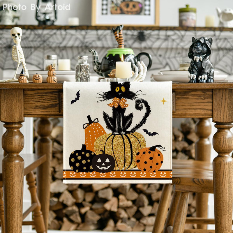 Joselina Runner Halloween Polyester Table Runner