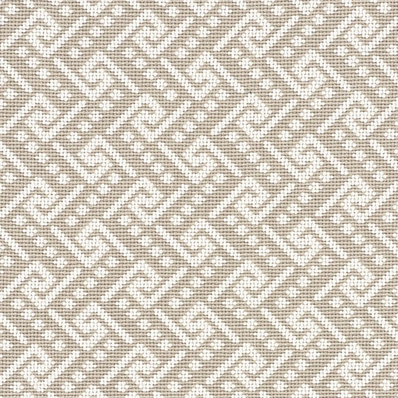 Tissu tissé ionique Schumacher x Timothy Corrigan, Dune