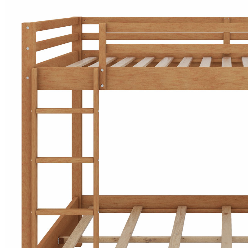 Lit superposé en bois avec échelle, Bois