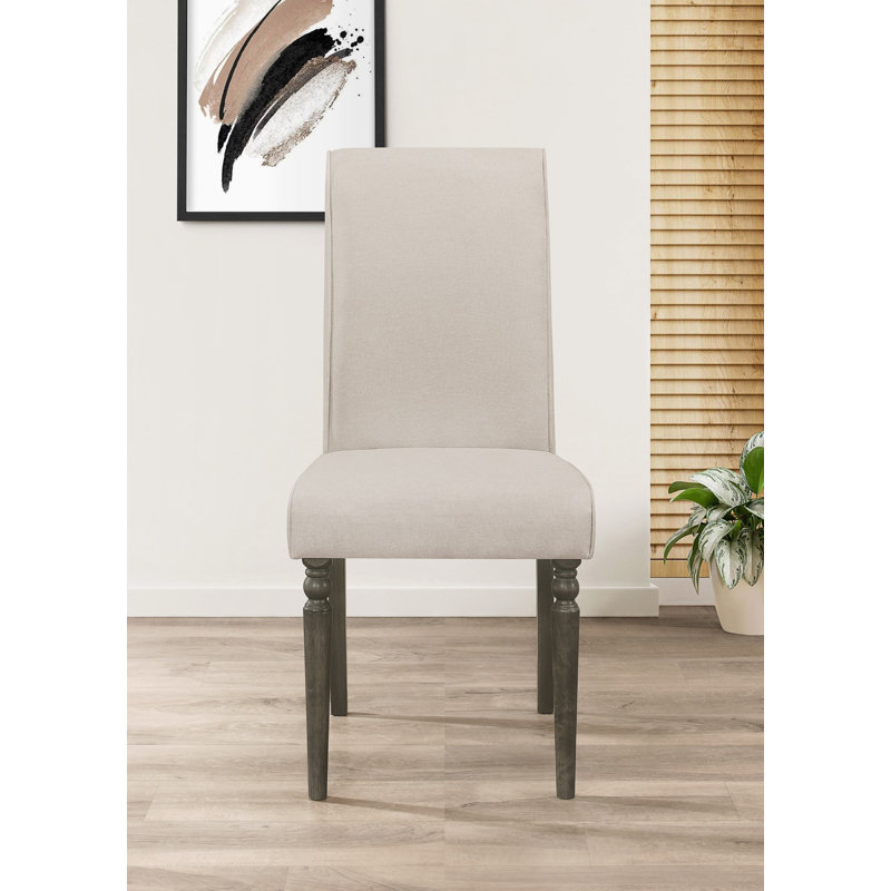 Chaise parsons Alajuwon en gris chaud