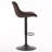Modern Height Adjustable Swivel Bar Stools Upholstered Leather Barstool Kitchen Island Chairs With Metal Frame-1547019498