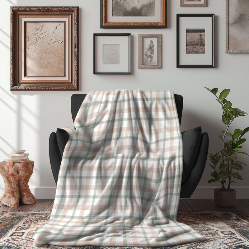 Couverture de qualité supérieure 1 pièce Salmon Teddy, L 50 po x L 60 po