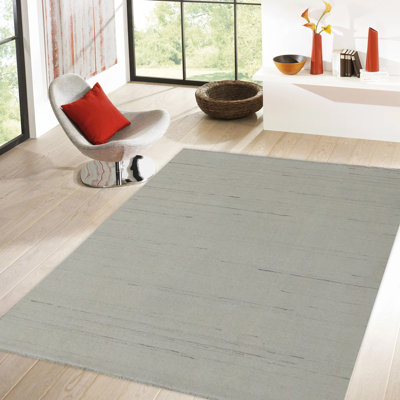 Brycen Solid Colour Hand Woven Area Rug