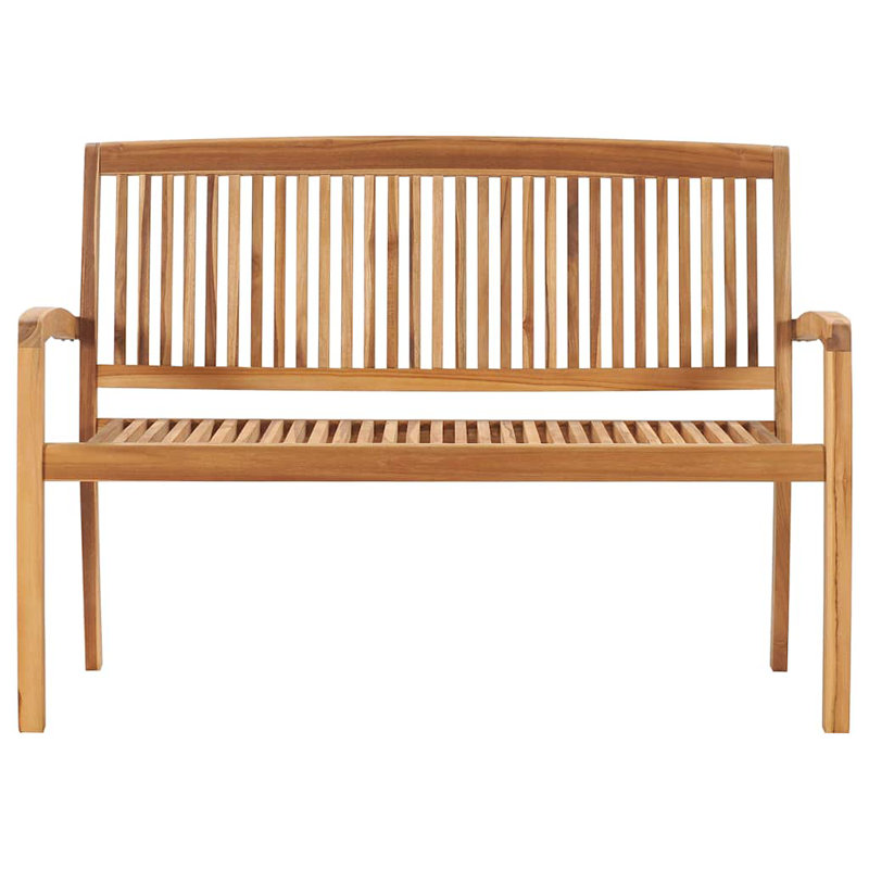 Banc de jardin en bois de teck massif vidaXL