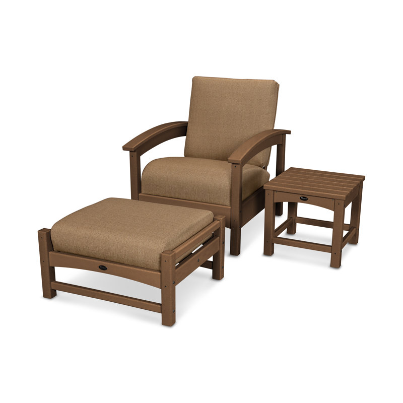 Rockport 3-Piece Deep Seating Set, Navy, Tree House