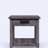 Side table with storage drawers