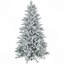 Arbre de Noël enneigé 6 pi avec 994 pointes, support en métal pliable, assemblage facile, arbre de Noël articulé pour la maison, le bureau, les Fêtes-717693919
