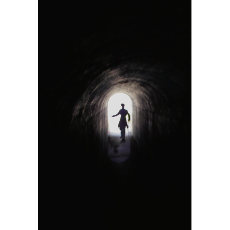 Tunnel Boy by David_Stead - Wrapped Canvas Print, 46cm H x 30cm W
