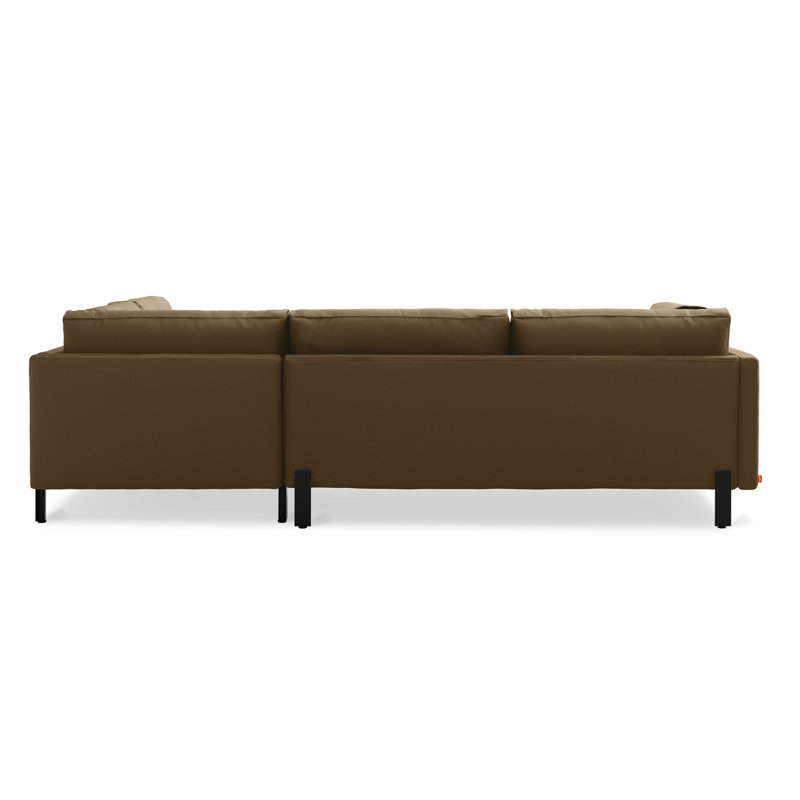 Silverlake XL Sectional - Right Facing, Velvet Cocoa