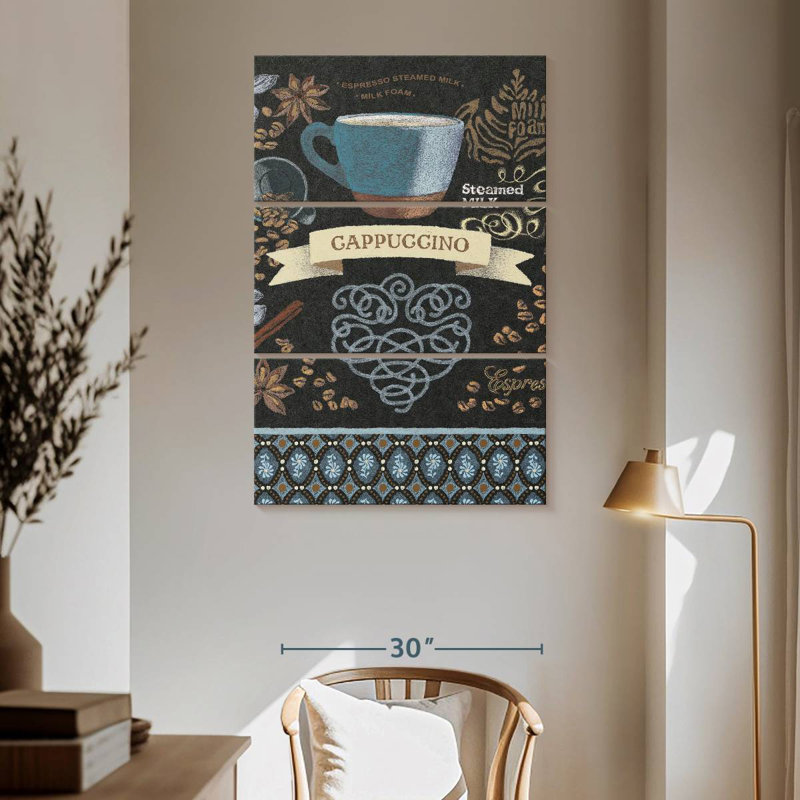 Yarlin Cappuccino Time, 65" H x 42" W