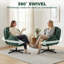 Upholstered Swivel Accent Chair-239457824