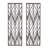 Grey Laser Cut Wood 2-Piece Panel Wall Decor Set
