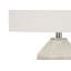 Lampe de table contemporaine avec base texturée en céramique et éclairage réglable (ampoule non incluse)