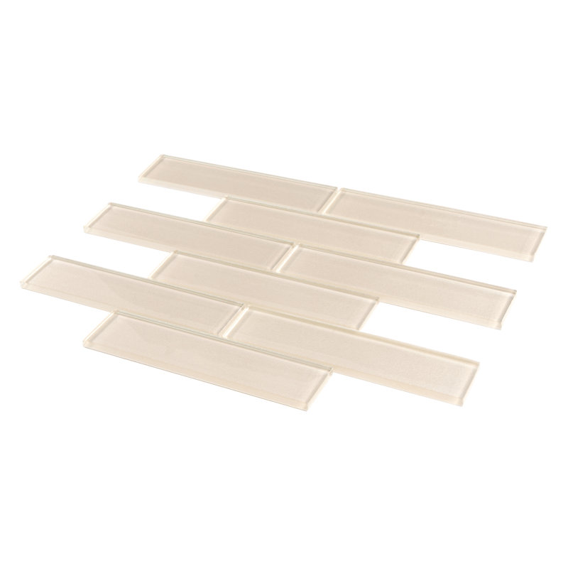 Apollo 12" x 12" Glass Brick Joint Mosaic Wall & Floor Tile