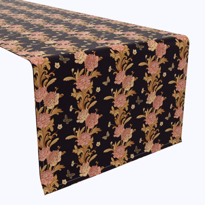 Fabric Textile Products, Inc. Table Runner, 100% Cotton, Floral 147