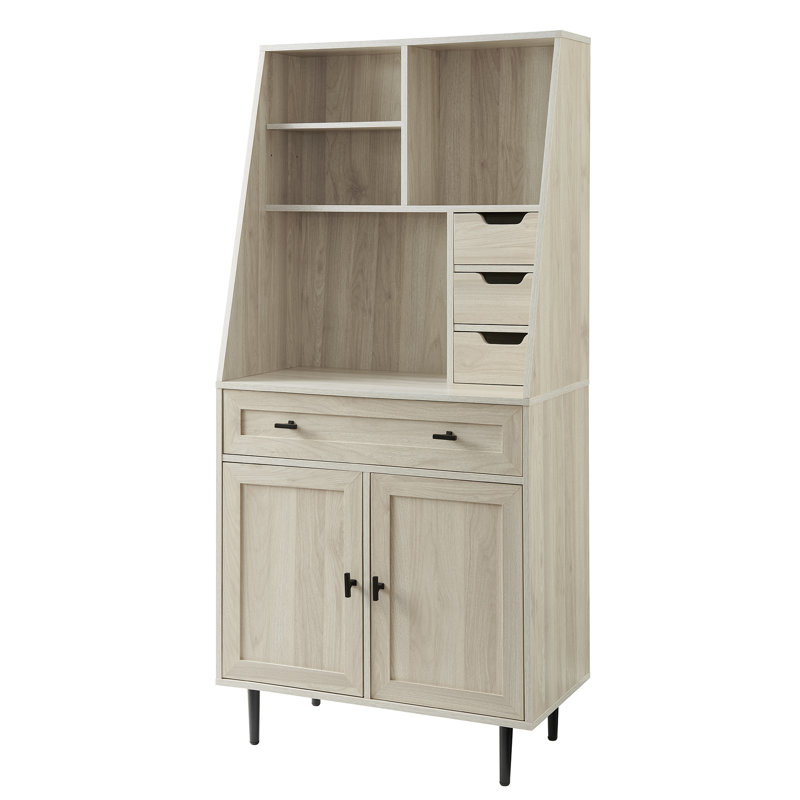 Armoire de rangement à 4 tiroirs Fairlin, Bouleau
