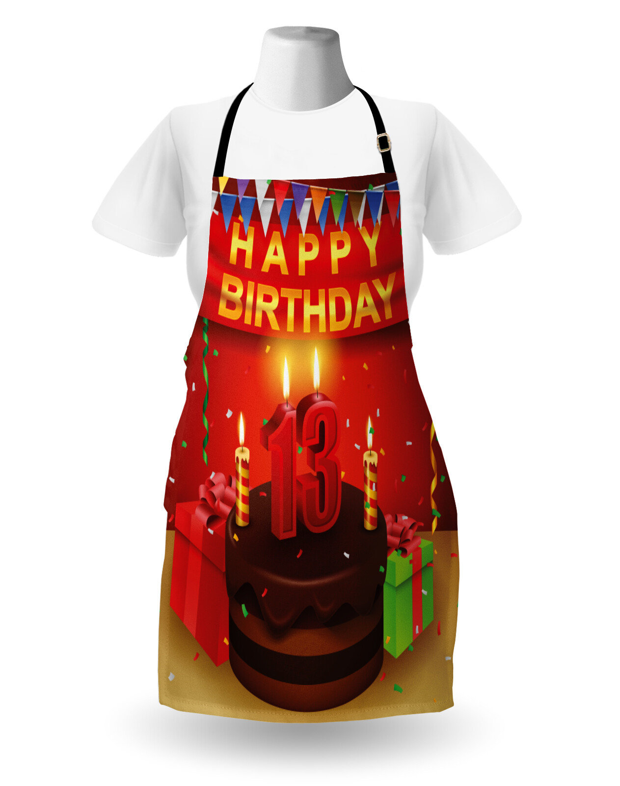 The Party Aisle™ No Pattern Bib Apron | Wayfair