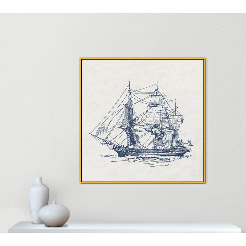 «Into the Sea III» par Kimberly Allen, Or, H 46,5 po x l 46,5 po