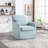 28.7" Wide Modern Upholstered 360° Swivel Accent Armchair With Lumbar Pillow