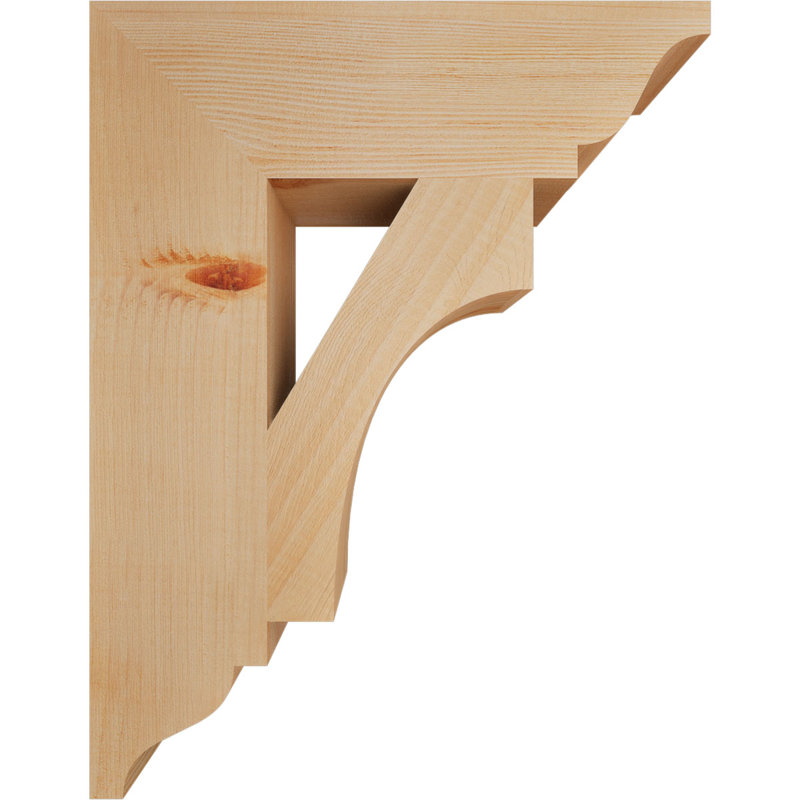Support traditionnel Westlake, Lisse, Douglas, H 18 po x l 3,5 po x P 14 po
