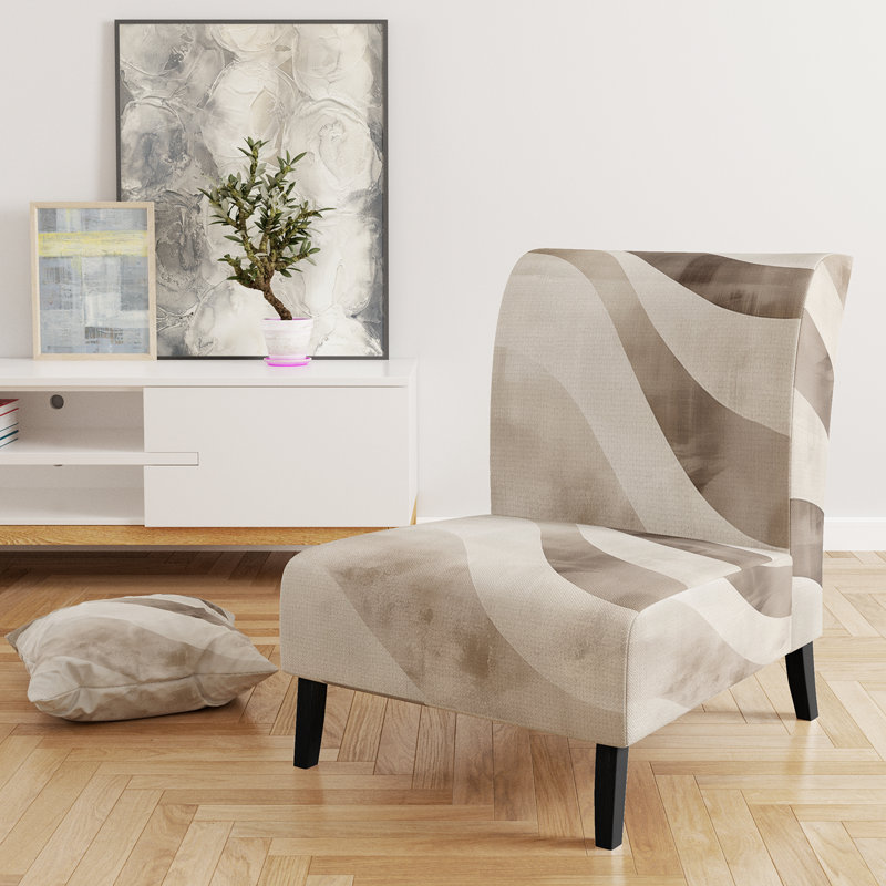 Fauteuil de chambre Abstract Minimalisme, Slipper Armless