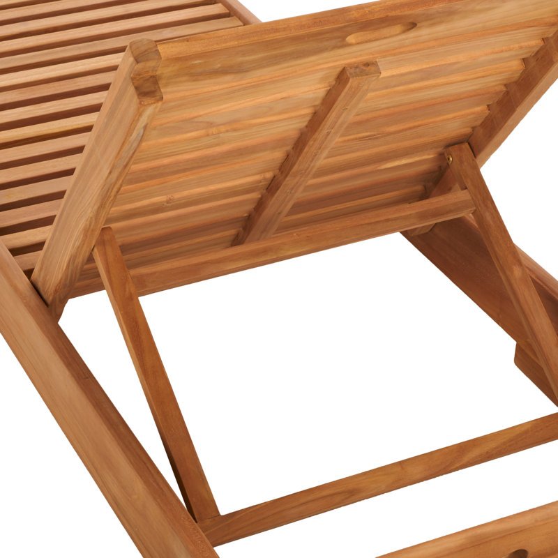 Aberdeen Outdoor Teak Adjustable Chaise Lounge