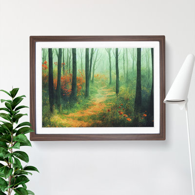 Summer Forest Watercolour Vol.4 1 Piece Single Picture Frame Wall Art