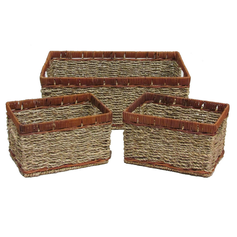 Ensemble 3 pièces de panier à mèches