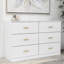 Commode 6 chambres en blanc