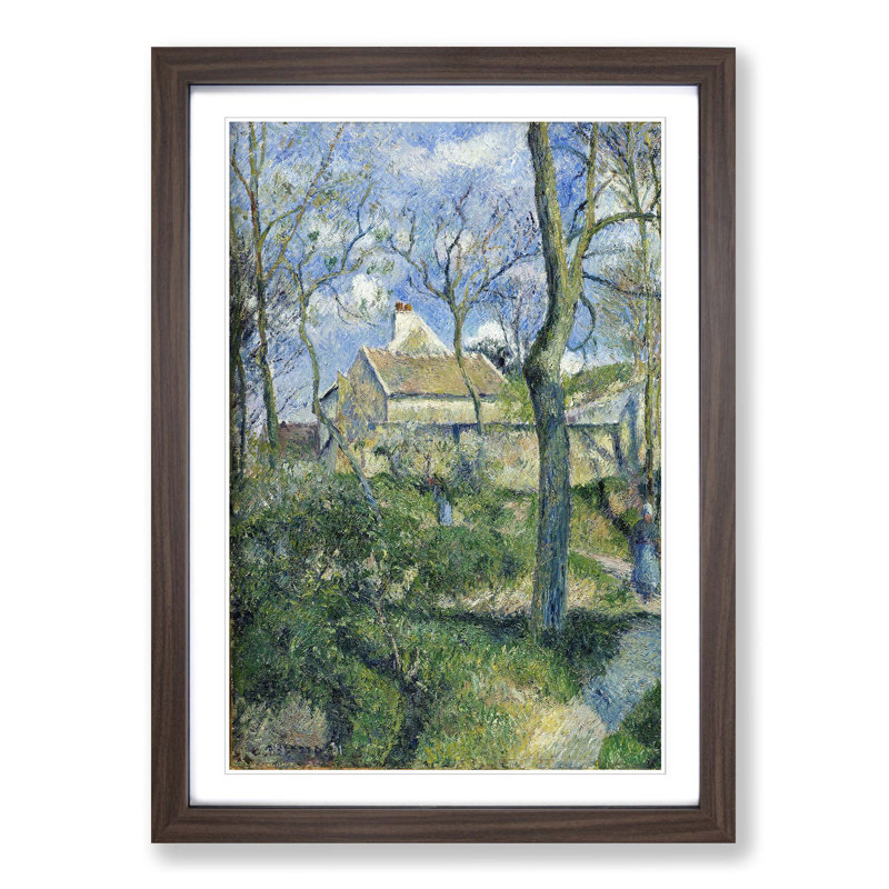 Camille Pissarro - Single Picture Frame Painting, Walnut