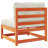 Ebern Designs Patio Sofa Armless With Cushions Solid Wood Pine-1395758969-1395758970