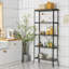 Industrial 5-Layer Bookshelf With Out-Stretched Legs