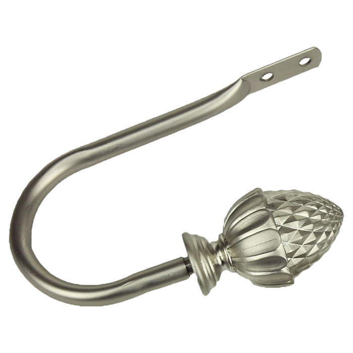 Franke Steel Adjustable Curtain Holdback (Set of 2) Gracie Oaks 