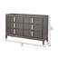 Commode double 6 tiroirs