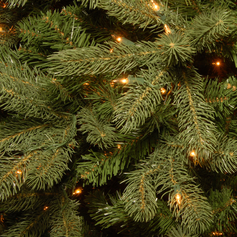 Downswept Douglas Fir Tree with Clear Lights, 7'