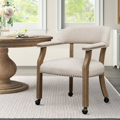 Chaise de jeu à roulettes - Assise de 52,7 cm de large pour un confort optimal, revêtement en tissu facile à nettoyer