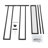 Freestanding Badminton/Tennis Racket Storage Organzier