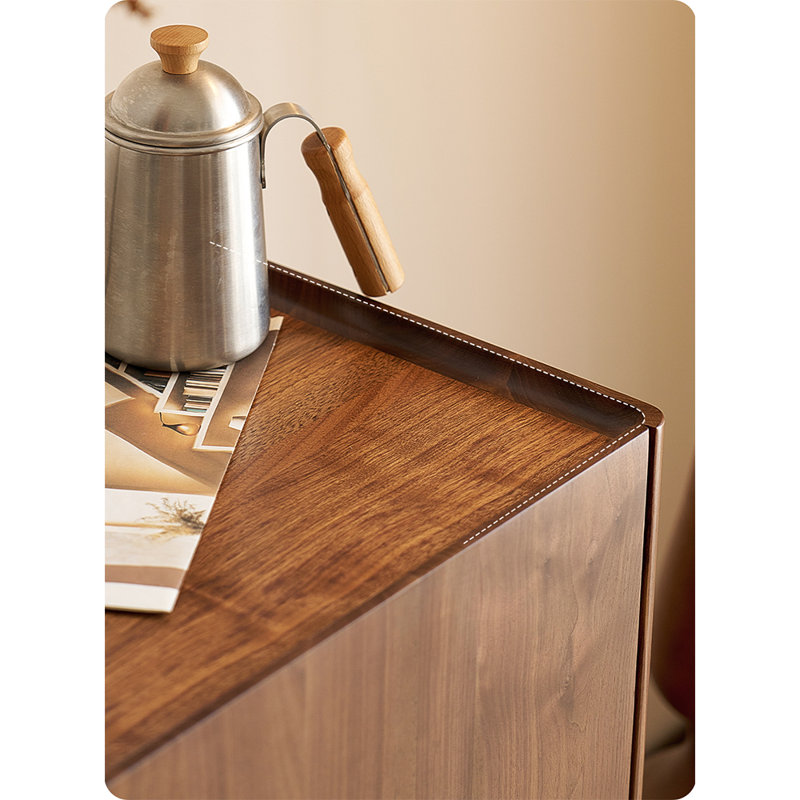 Black Walnut Nordic Accent Cabinet