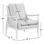 Fauteuil d'appoint en cuir véritable Caigan Abbyton