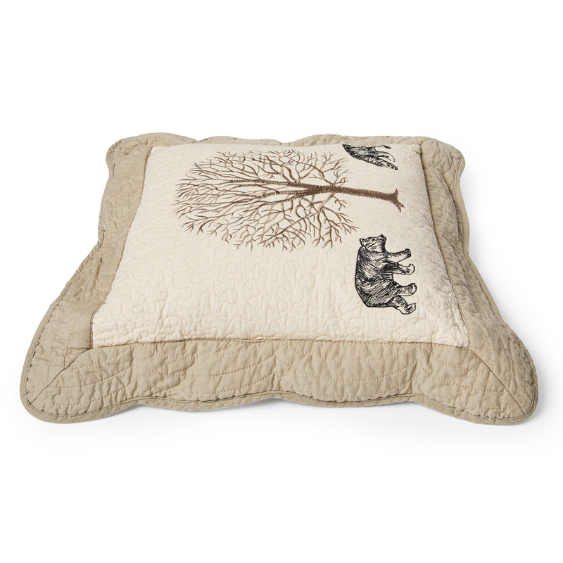 Coussin en coton Bear Creek