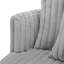 Fauteuil pivotant surdimensionné douillet et confortable avec siège à ressorts, gris, 32 po Fauteuil confortable à hauteur de bras, entièrement assemblé